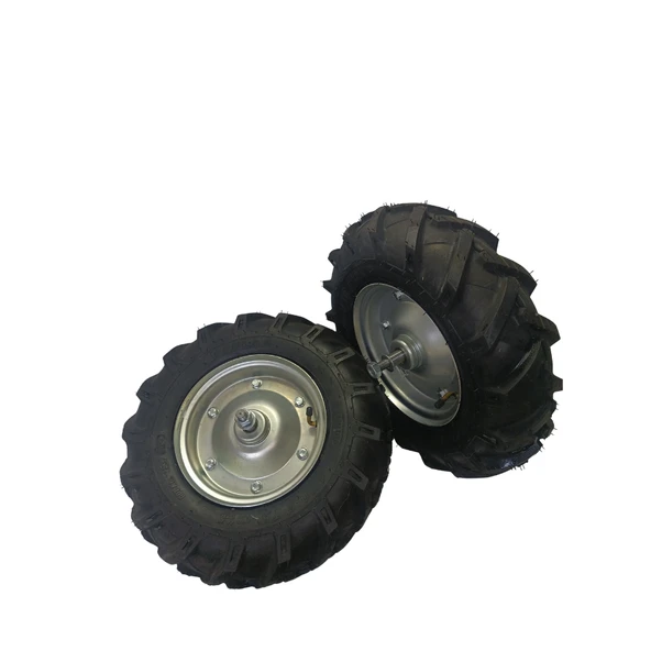 bluebee 4.00x8 Lastik + 3inç Jant + Jant Mili dahil Rulmanlı Çayır Biçme Makinesi Teker Takımı ürün görseli 1