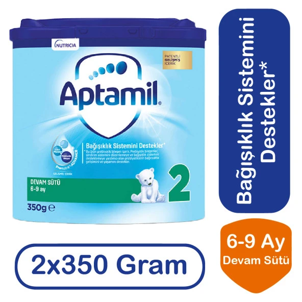 Aptamil Devam Sütü 2 Numara 350 gr 2 li Paket