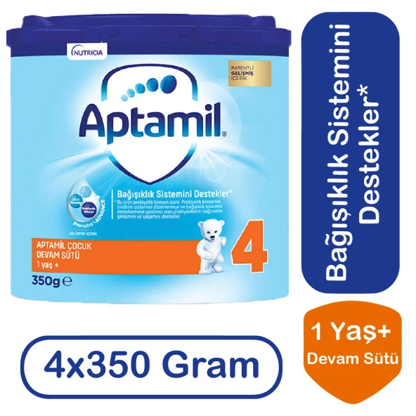 Aptamil Devam Sütü 4 Numara 350 gr 4 lü Paket