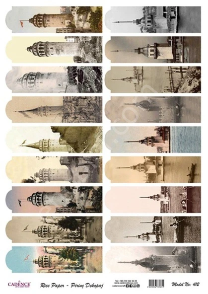 Model 412 - Pirinç Dekopaj Cadencecraft - Resim 2