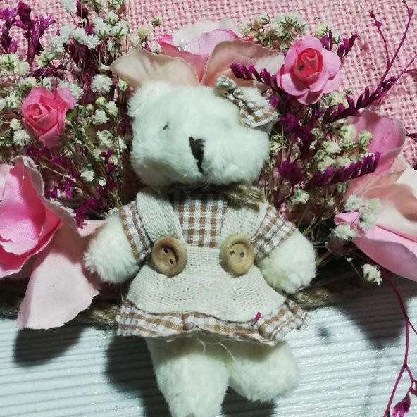Lora Davet Kız Bebek odası kapı süsü, Hastane kapı süsü, Duvar süsü, İsim tabelası, Bebek çelengi (1 Adet) Pembe - 36003 - 5