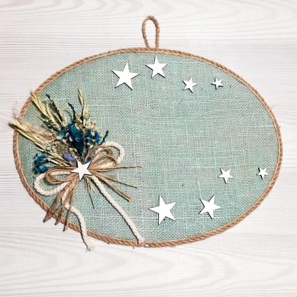 Lora Davet Erkek Bebek odası kapı süsü, Hastane kapı süsü, Duvar süsü, İsim tabelası, Bebek çelengi (1 Adet) Mavi - 36010 - 4