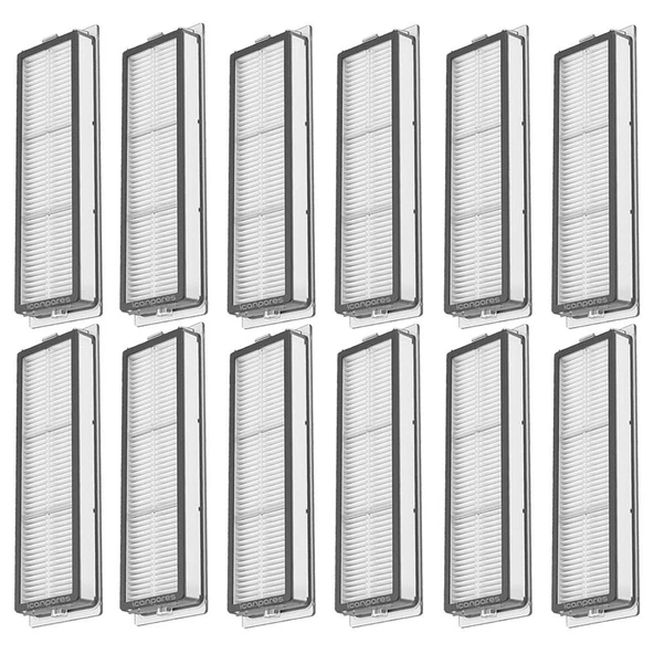 Xiaomi İle Uyumlu Mi Robot vakum Robot Süpürge Hepa Filtre 12 Adet - Resim 2