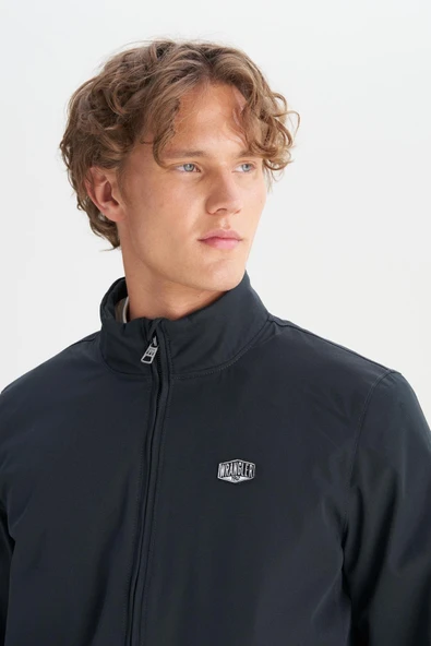 Erkek Bomber Ceket Black Black XL - Resim 5