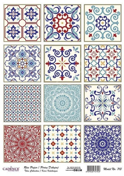 Cadence Pirinç Dekopaj Kağıdı Model - 713 ürün görseli 1