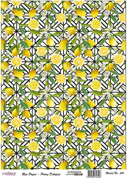 Cadence Pirinç Dekopaj Kağıdı - Model 614 ürün görseli 1