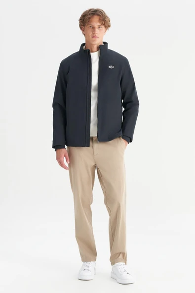 Erkek Bomber Ceket Black Black XL - Resim 3