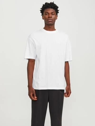 JJEBRADLEY TEE SS O-NECK NOOS White White XXL ürün görseli 1