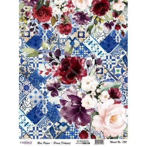 Cadence Pirinç Dekopaj Kağıdı Model - 732 ürün görseli 1