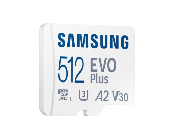 512GB SAMSUNG EVO PLUS MICROSDXC UHS-I U3 V30 A2 160MB/s MB-MC512SA/TR - Resim 3