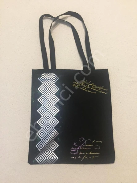 Baskılı Kumaş Çanta 35x40cm CK-016 ürün görseli 1