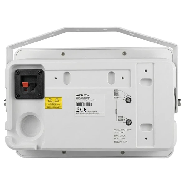 HIKVISION DS-QAE0120G1R 20 WATT BEYAZ ANALOG HOPARLÖR (268.4X180.4X125.12 MM) - Resim 2