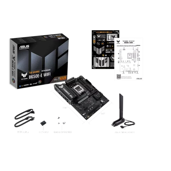 ASUS TUF GAMING B650E-E WIFI DDR5 8000+(OC)DP HDMI - Resim 3