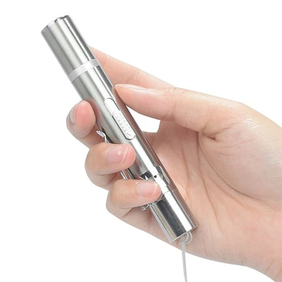 Usb İle Şarj Edilebilen 3In 1 Kırmızı Işık +Beyaz Led Meşale Işık + Uv El Feneri Kedi Lazeri (5314) - Resim 5