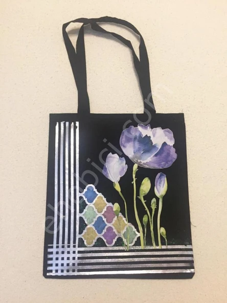 Baskılı Kumaş Çanta 35x40cm CK-019 ürün görseli 1