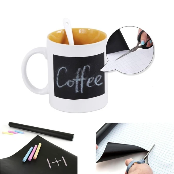 Sticker Rulo Yapışkanlı Çocuk Yazı Yazma Tahtası Yazı Yazma Sticker (5314) - Resim 2