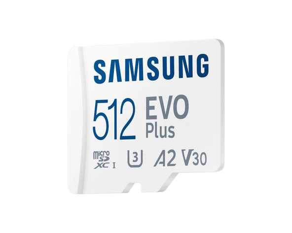 512GB SAMSUNG EVO PLUS MICROSDXC UHS-I U3 V30 A2 160MB/s MB-MC512SA/TR ürün görseli 1