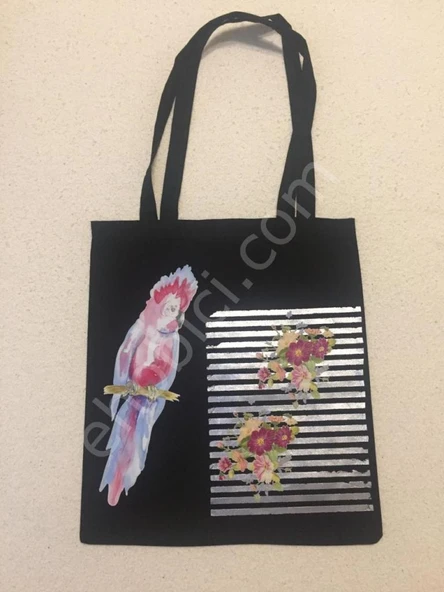 Baskılı Kumaş Çanta 35x40cm CK-025 ürün görseli 1