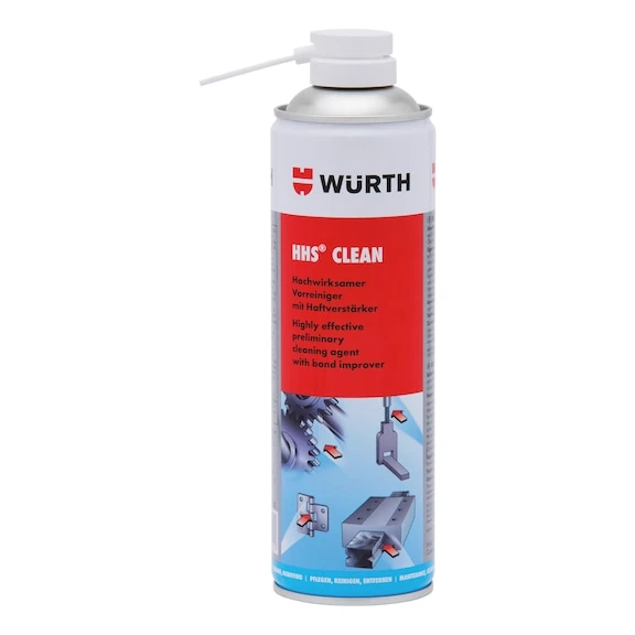 WÜRTH HHS CLEAN KUVVETLİ YAĞ TEMİZLEYİCİ 500ML - Kuvvetli Yağ ve Kir Temizleyici Sprey ürün görseli 1
