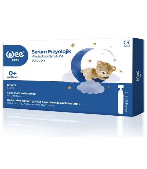 Wee Baby 639 Serum Fizyolojik 5 ml x 10 Flakon ürün görseli 1