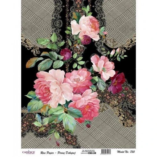 Cadence Pirinç Dekopaj Kağıdı Model - 735 ürün görseli 1