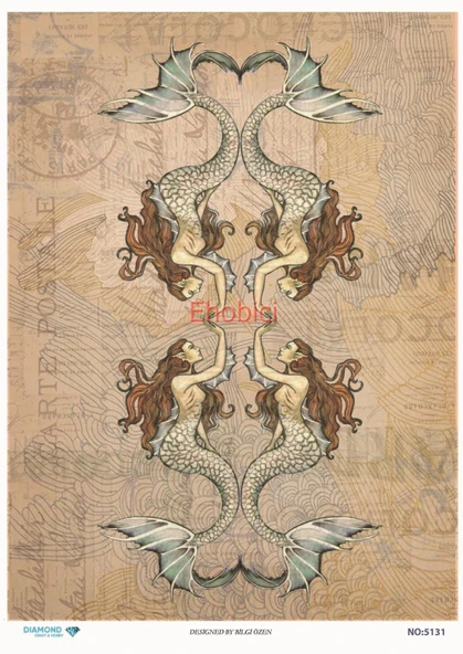 Diamond Pirinç Dekopaj Kağıdı - 5131 ürün görseli 1