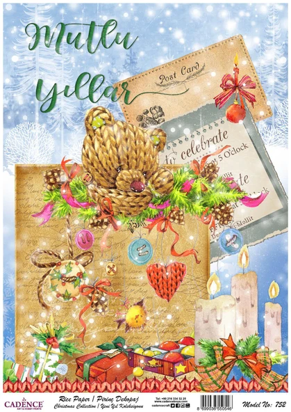 Cadence Pirinç Dekopaj Kağıdı Model - 752 ürün görseli 1