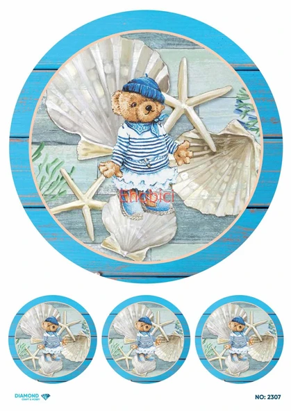 Diamond Pirinç Dekopaj Kağıdı - 2307 ürün görseli 1