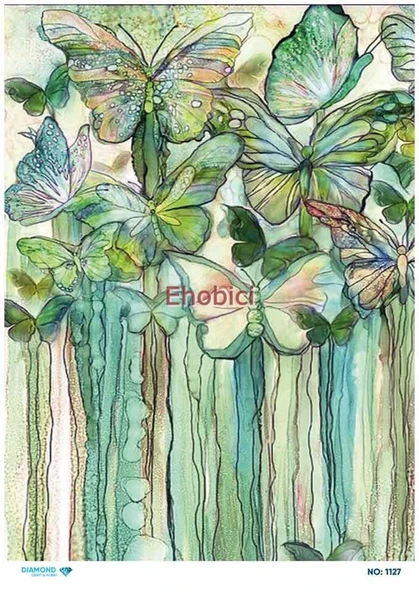 Diamond Pirinç Dekopaj Kağıdı - 1127 ürün görseli 1