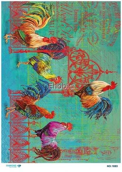 Diamond Pirinç Dekopaj Kağıdı - 1083 ürün görseli 1