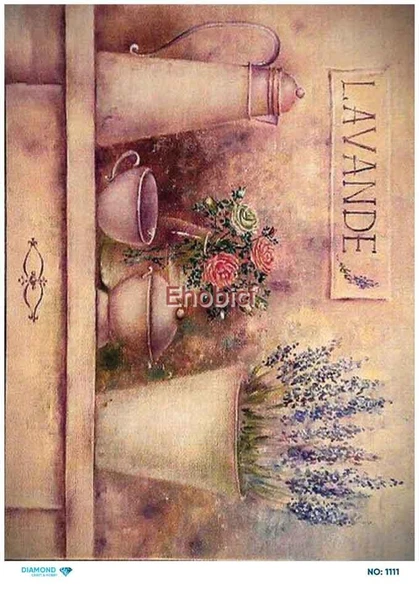 Diamond Pirinç Dekopaj Kağıdı - 1111 ürün görseli 1