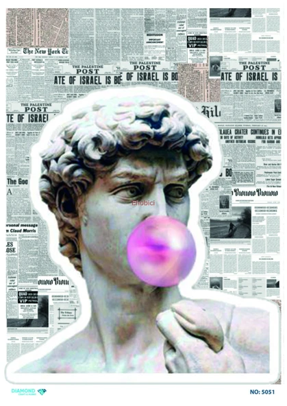 Diamond Pirinç Dekopaj Kağıdı - 5051 ürün görseli 1