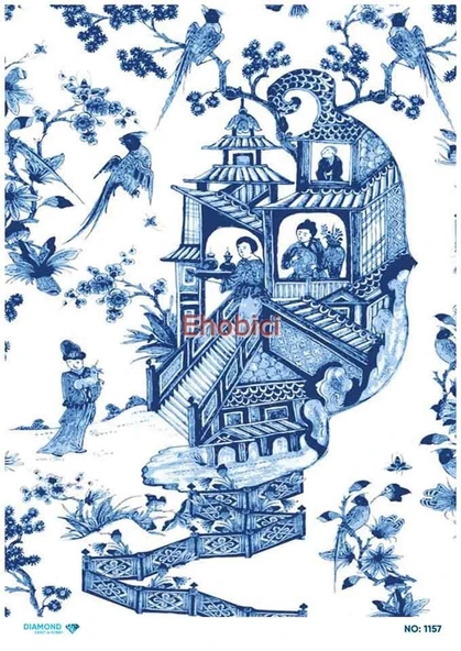 Diamond Pirinç Dekopaj Kağıdı - 1157 ürün görseli 1