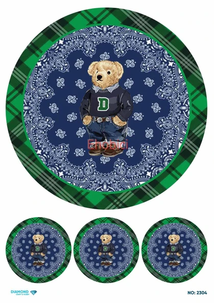 Diamond Pirinç Dekopaj Kağıdı - 2304 ürün görseli 1