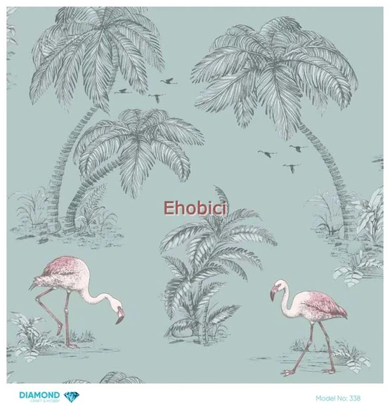 Diamond Pirinç Dekopaj Kağıdı - 338 - 30x30 ürün görseli 1