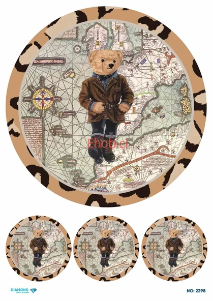 Diamond Pirinç Dekopaj Kağıdı - 2298 ürün görseli 1