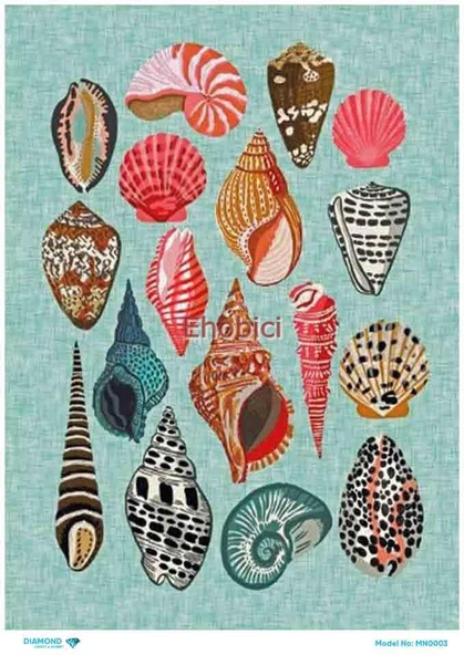 Diamond Pirinç Dekopaj Kağıdı - MN-003 ürün görseli 1