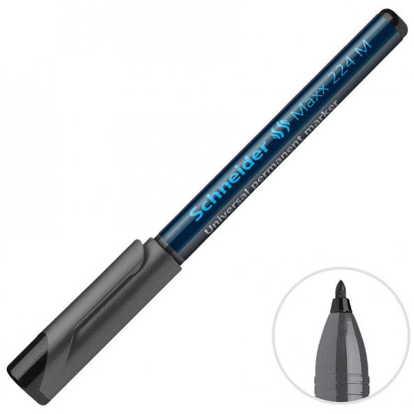 Schneider Asetat Kalemi Permanent M Seri 1.0 MM Siyah 22410 LU