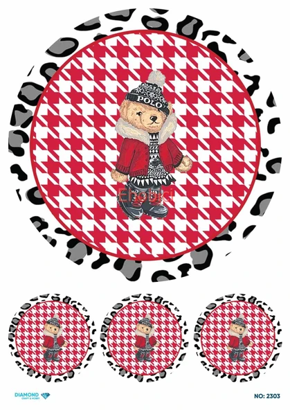 Diamond Pirinç Dekopaj Kağıdı - 2303 ürün görseli 1