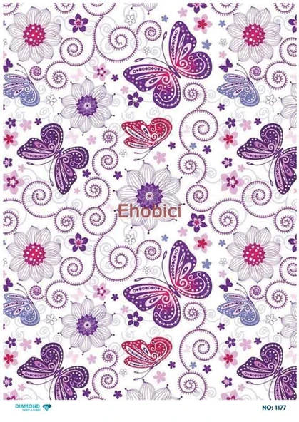 Diamond Pirinç Dekopaj Kağıdı - 1177 ürün görseli 1