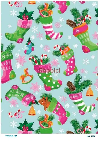 Diamond Pirinç Dekopaj Kağıdı - 1358 ürün görseli 1