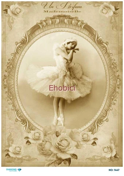 Diamond Pirinç Dekopaj Kağıdı - 1447 ürün görseli 1