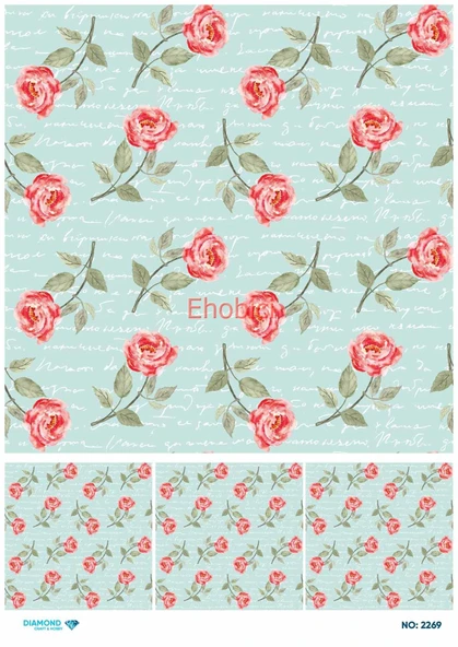 Diamond Pirinç Dekopaj Kağıdı - 2269 ürün görseli 1