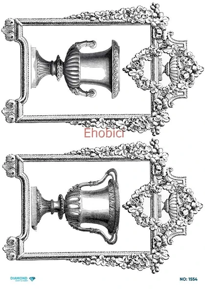 Diamond Pirinç Dekopaj Kağıdı - 1554 ürün görseli 1