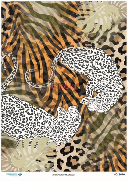 Diamond Pirinç Dekopaj Kağıdı - 5070 ürün görseli 1