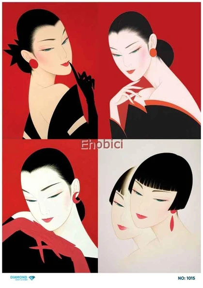 Diamond Pirinç Dekopaj Kağıdı - 1015 ürün görseli 1