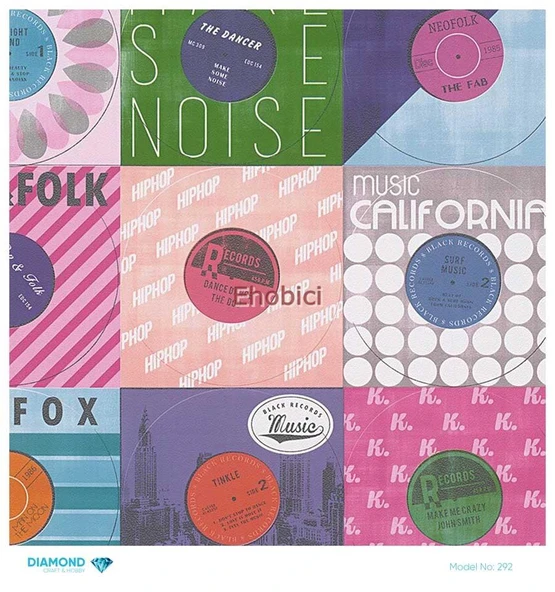 Diamond Pirinç Dekopaj Kağıdı - 292 - 30x30 ürün görseli 1