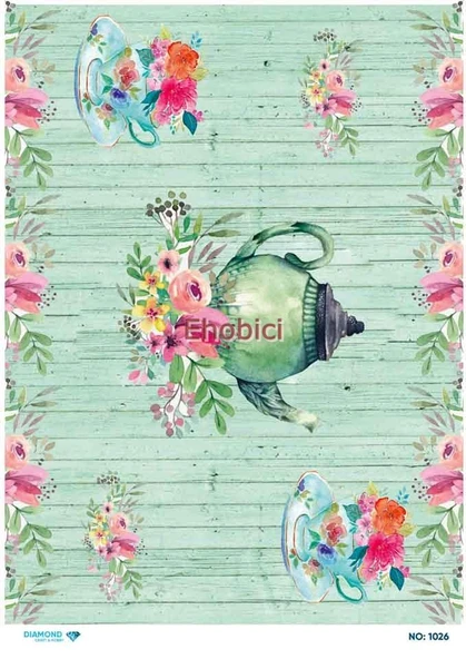Diamond Pirinç Dekopaj Kağıdı - 1026 ürün görseli 1