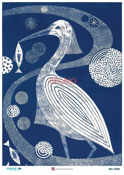 Diamond Pirinç Dekopaj Kağıdı - 2700 ürün görseli 1