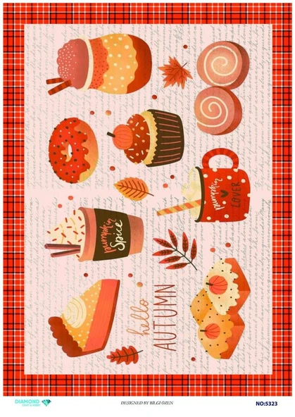 Diamond Pirinç Dekopaj Kağıdı - 5323 ürün görseli 1